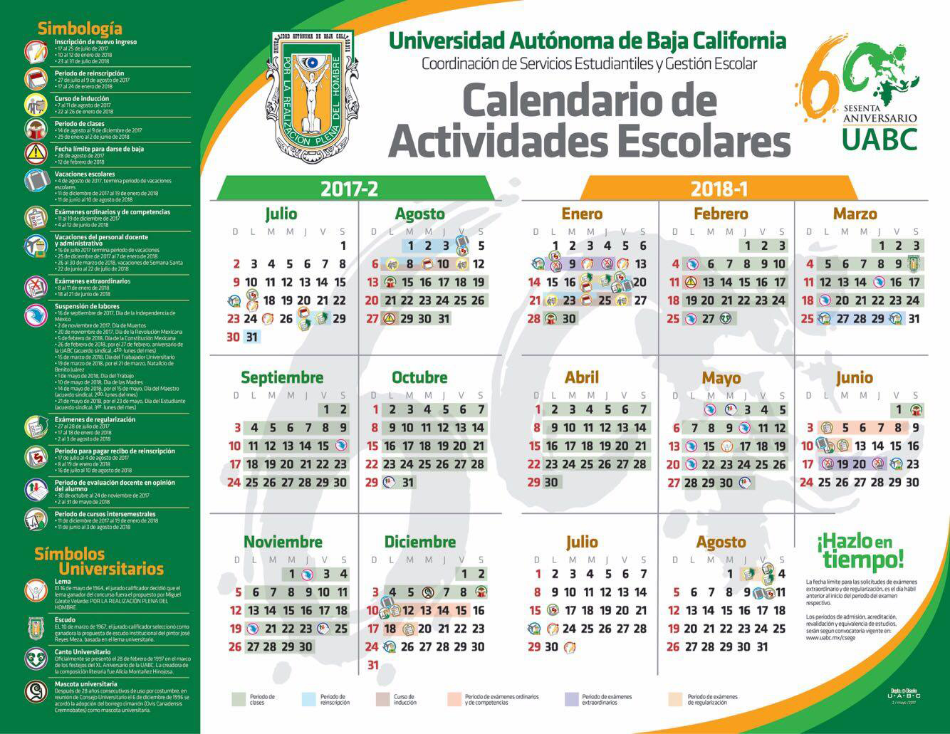 Calendario 2025 UABC: A Comprehensive Guide To Academic And Administrative Dates - Calendar 